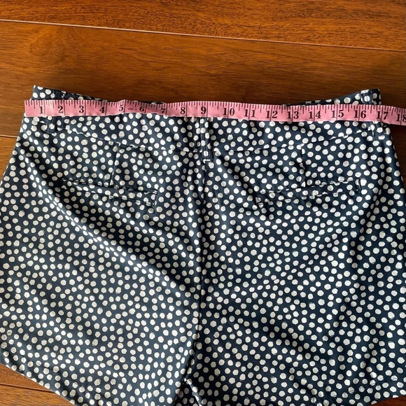 Spanx Navy Painted Polka Dot Sunshine 6" Shorts size extra large - Picture 9 of 12